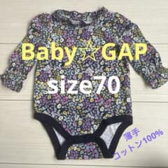 Baby ★GAP花柄ロンパース 0-3 monthsのサムネイル