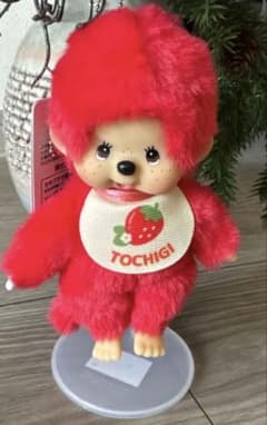 ★レア 栃木限定　いちごモンチッチ　いちご頭　セキグチ sekiguchi ご当地 モンチッチ 栃木限定 いちご - メルカリ