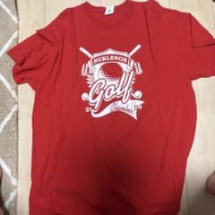 GILDAN Tシャツ レッド ゴルフ イベントプリントのサムネイル