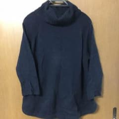 980円♡ネイビーチュニック♡タートルネックのサムネイル