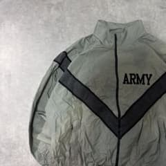 U.S.ARMY 米軍 APFU トレーニングジャケット グレー リフレクト - メルカリ