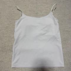 DRESSLAVE カップ付きキャミソール ライトグレー