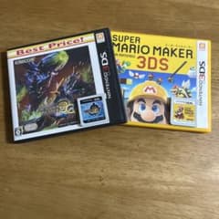 3DS 소프트 2 개 세트 (슈퍼 마리오 메이커, 몬한)