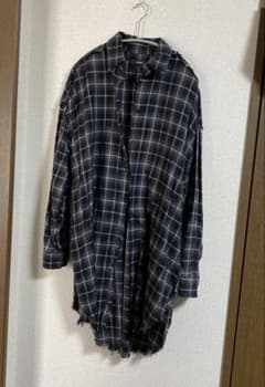 DIESEL チェックシャツ ブラック ディーゼル チュニック - メルカリ