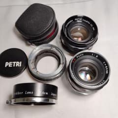 PETRI kuribayashi 50mm f2.0 マウントアダプター PETRI kuribayashi 50mm f2.0 マウントアダプター - メルカリ