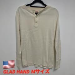 gladhand グラッドハンド Mサイズ ヘンリーネック サーマル ロンT 
