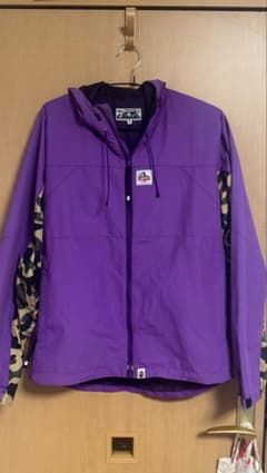 激レア XXL】A BATHING APE カモ切替 ナイロンジャケット 紫 - メルカリ