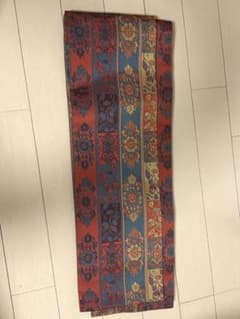 名古屋帯 幾何学模様 花柄 正絹のサムネイル