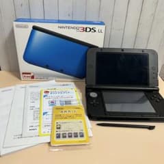 닌텐도 3DSLL (SPR-001) 블루 블랙 / 소프트 7 개 세트