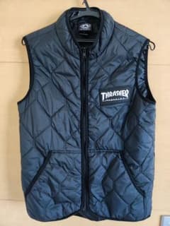 まる◎様専用　THRASHER　スラッシャー　キルティング　ベスト　Ｓのサムネイル