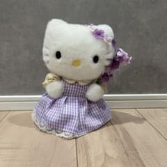 d*7様 ハローキティ キティ ラベンダー ぬいぐるみ 北海道 レア品 y2k