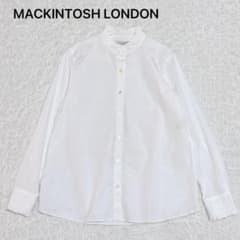 マッキントッシュロンドン スタンドカラーフリル ブラウス 長袖 M