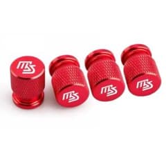 マツダスピード アルミ レッドバルブキャップ 4個セットのサムネイル