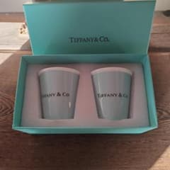 Tiffany & Co. マグカップ 2個セット／ティファニーブルー・未使用品