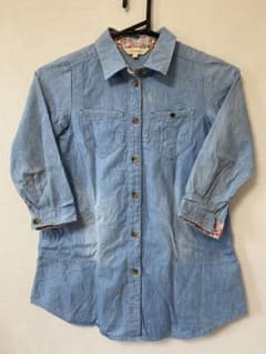 HusHusH キッズ デニムワンピース 120 花柄のサムネイル