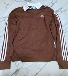7013様専用adidas アディダス ラガーシャツ ブラウン Mのサムネイル