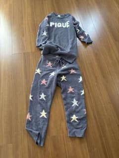 ジェラートピケ 星柄 フリース ルームウェアセットアップ - メルカリ