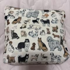 犬柄 ポーチ 小物入れのサムネイル