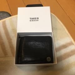 takeo kikuchi 二つ折り財布 箱あり ブラック 値下げ可のサムネイル