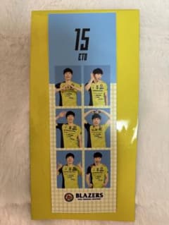 堺ブレイザーズ証明写真風ステッカー江藤巧選手のサムネイル