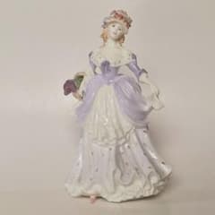 ★9500個限定★美品★レア★ラベンダー★コールポート フィギュリン 貴婦人 ☆9500個限定☆美品☆レア☆ラベンダー☆コールポート フィギュリン