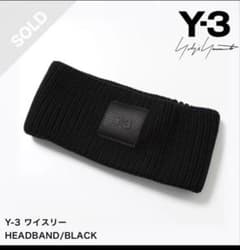 新品　Y-3 ワイスリー　HEADBAND ヘアバンド　BLACK Y-3 ワイスリー HEADBAND ヘアバンド - メルカリ