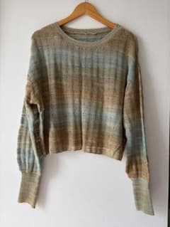 Kastane/グラデーションニット 長袖 クロップド丈のサムネイル