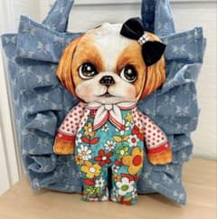 R*o様 コヤンイサムチョン 私を見つめるシーズー デニムトート