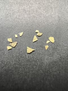 鯛生金山 砂金採り体験記念品 12粒 土肥金山 佐渡 ゴールドパーク