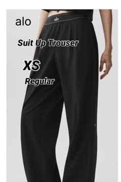 Up Suit Yoga Alo 新品未使用】 トラウザー　XS long Trouser Up Suit Yoga alo トラウザー メルカリ - レギュラー黒 XS ヨガ・ピラティス