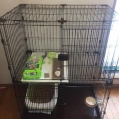値下げしました   猫 ケージ  セットのサムネイル