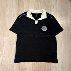 GAP サッカーシャツ ポロシャツ S ブラック