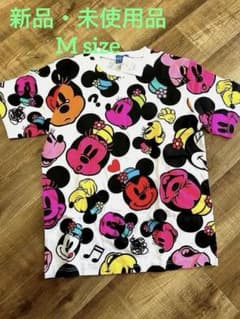 Tokyo Disney （新品タグ付き）ミニーマウス 総柄Tシャツ Mのサムネイル
