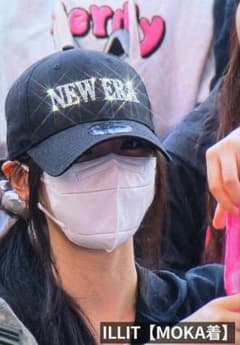 ILLIT（モカ）着 NEW ERA Rhinestoneキャップ入手困難 黒 - メルカリ