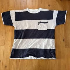 OVERTHE' STRIPES! ストライプ　Tシャツ リバーシブルのサムネイル
