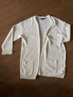 H&M BASIC カーディガン ホワイト XSのサムネイル