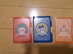 ちいかわ A6クリアファイル 3ポケット 3種セットのサムネイル