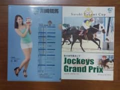 佐々木竹見カップ騎手紹介パンフレット　川崎競馬クリアファイルのサムネイル