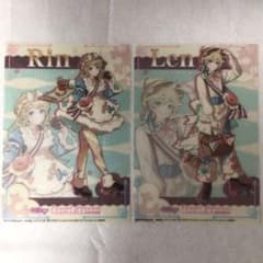 하츠네 미쿠 SNOW MIKU 클리어 비주얼 포스터 카가미네 린 카가미네 렌
