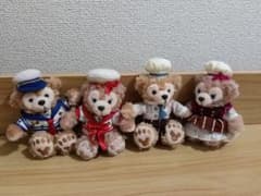 ダッフィー シェリーメイ ぬいぐるみストラップ4点セットのサムネイル