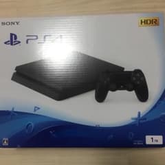 新品 未開封 PS4 プレステ4 本体 ジェット ブラック 1TB とソフト1本のサムネイル