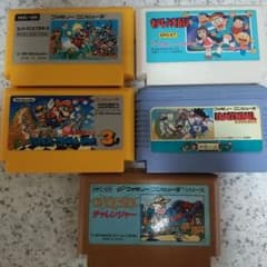 ファミコン カセット スーパーマリオ3キテレツ大百科ドラゴンボール チャレンジャのサムネイル