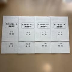 【新品】早稲アカ　早慶英語　テストゼミコース　9月～12月　全12回フルセット m13257308134_1.jpg?1779583025