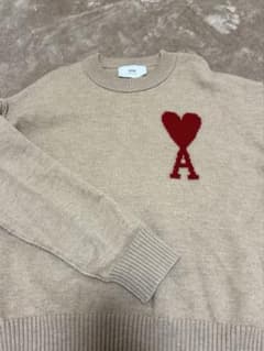 AMI PARIS アミパリス ニット セーター ブラウンのサムネイル