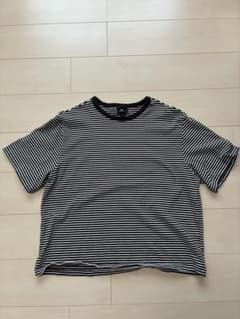 H&M ボーダー Tシャツ ブラック×ホワイトのサムネイル