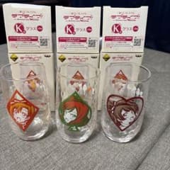 이치 반 쿠지 프리미엄 러브라이브! K상 글래스 3종 세트 호노카 마키 코토리
