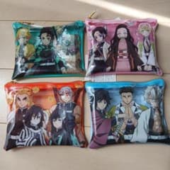 鬼滅の刃 PVCポーチ 4個セットのサムネイル