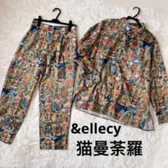 千尋様専用】&ellecy ネコマンダラセットアップ シャツ パンツ Mサイズ