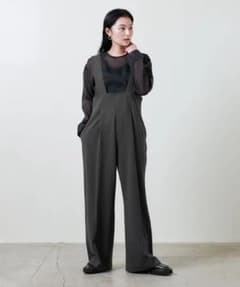 MARW UNITED ARROWS　マルゥ サロペット パンツ　38　ブラックのサムネイル