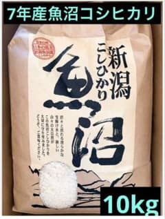 7年産魚沼コシヒカリ　玄米10kg.精米10kg 農家直送！】7年魚沼産コシヒカリ 玄米10kg - メルカリ